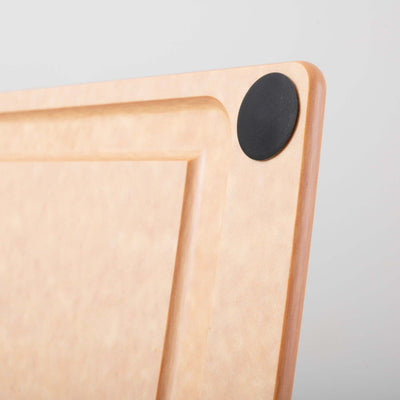 Epicurean All In One Cutting Board in Natural Juice Groove Detail