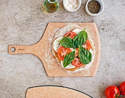 Epicurean Pizza Peel Natural with Pizza